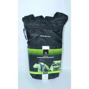 Travelon Bicycle Hydration Backpack 2 L. Bladder hydration tube, reflection NWT